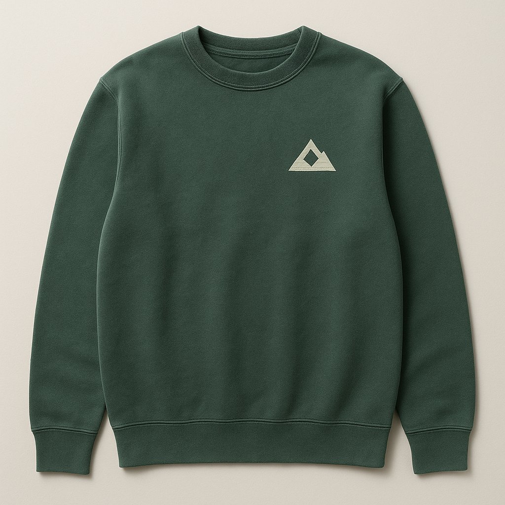 Mountain Club Print Sweatshirt